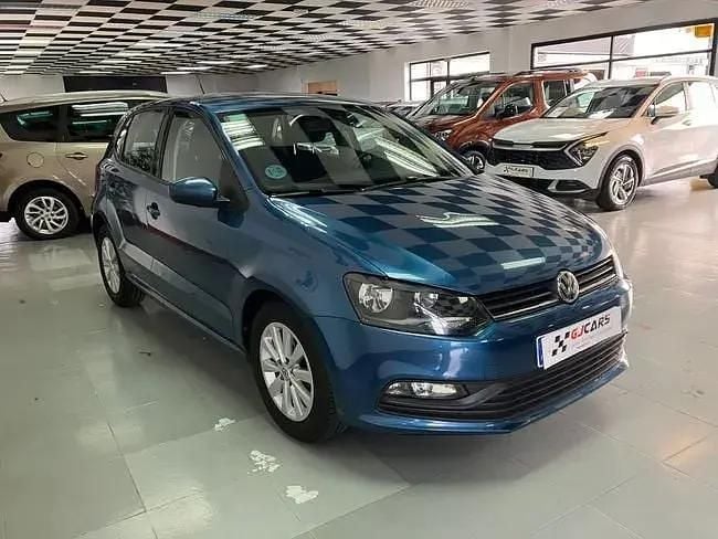 Begagnad VW Polo Advance 75 HK (55 kW) 2017 Blå Sedan