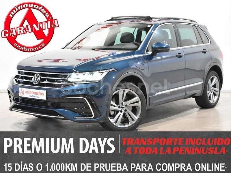 Azul Usado 2022 VW Tiguan R-line SUV | 34.890 € (Caro) - Imagen 1/4