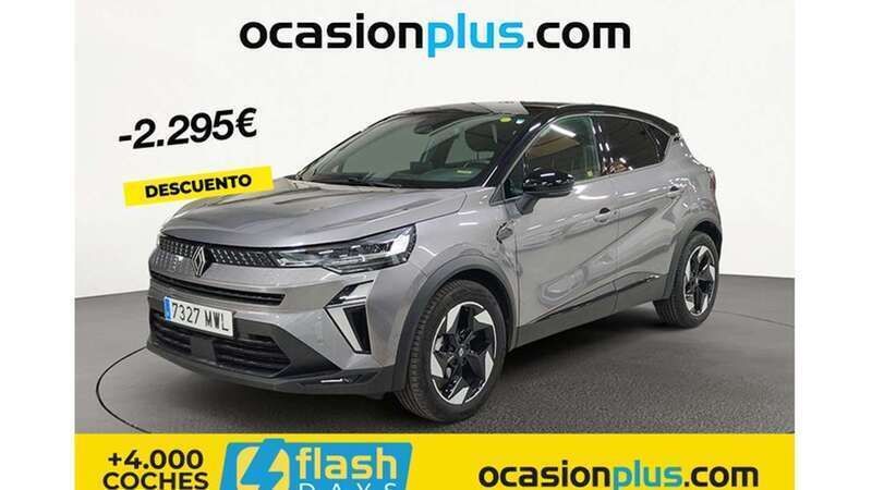 Gris Usado 2024 Renault Captur Techno SUV | 22.955 € (Precio justo) - Imagen 1/4