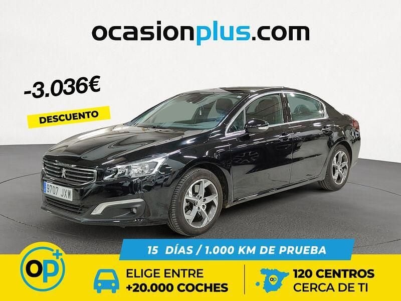 Negro Usado 2017 Peugeot 508 Allure Berlina | 12.954 € (Buen precio) - Imagen 1/4