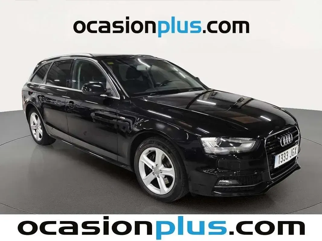 Usado Audi A4 S-Line 150 CV (110 kW) 2015 Negro Familiar