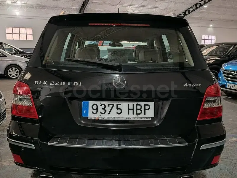 Usado Mercedes GLK220 170 CV (125 kW) 2011 Negro SUV