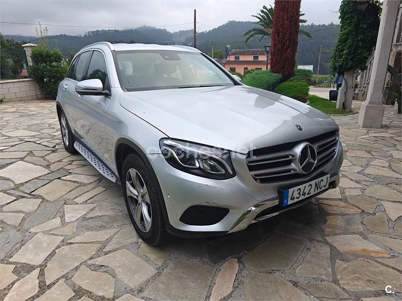 Gris / plata Usado 2017 Mercedes GLC250 Exclusive SUV | 22.500 € (Buen precio) - Imagen 1/4