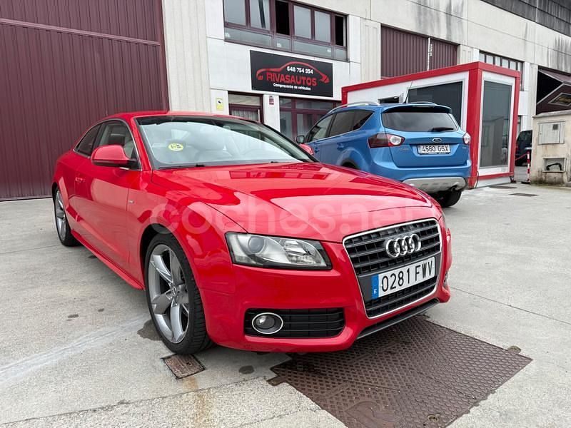 Rojo Usado 2008 Audi A5 S-Line Coupe | 11.099 € (Precio justo) - Imagen 1/4