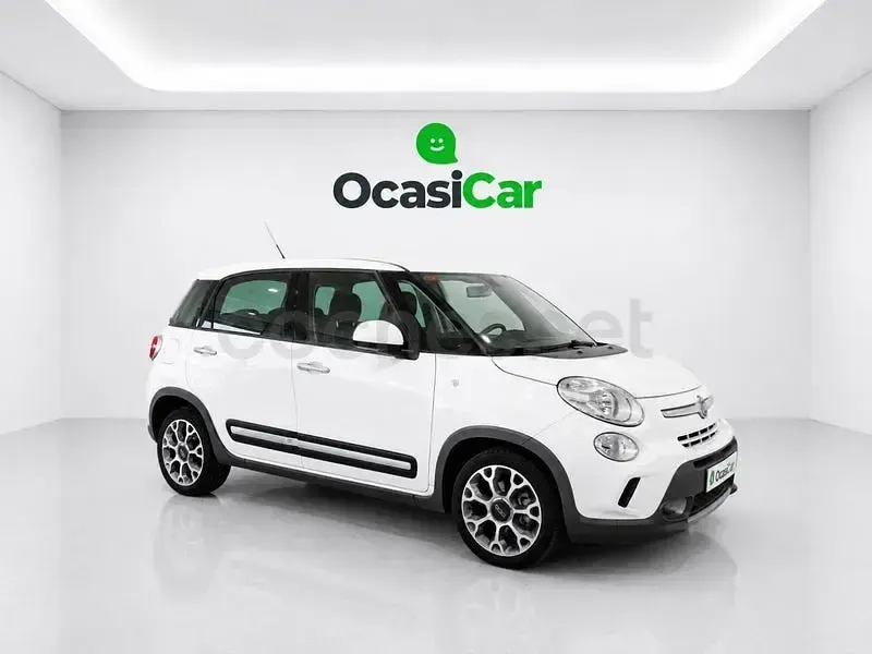 Usado Fiat 500L Trekking 95 CV (69 kW) 2015 Blanco Monovolumen