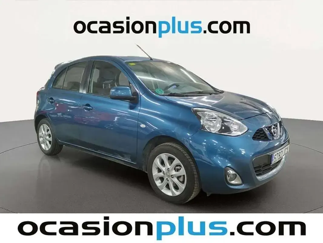 Usado Nissan Micra Acenta 80 CV (58 kW) 2015 Azul Utilitario