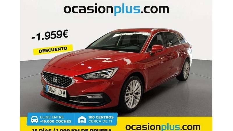 Rojo Usado 2022 Seat Leon ST XCELLENCE Familiar | 18.000 € (Buen precio) - Imagen 1/4