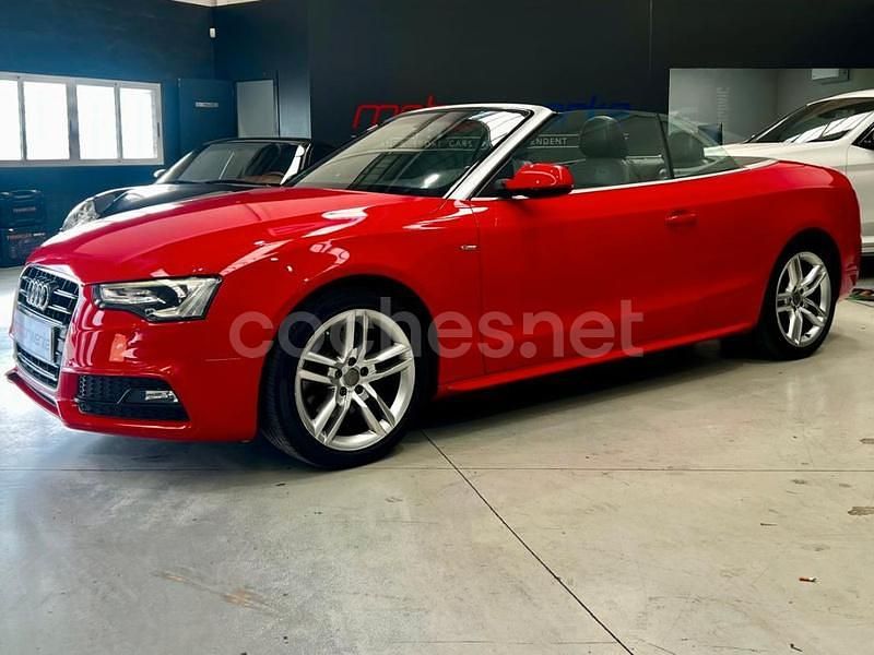 Usado Audi A5 Cabriolet S-Line 170 CV (125 kW) 2014 Rojo Descapotable