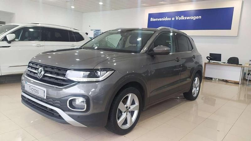 Gris Usado 2021 VW T-Cross Sportline SUV | 16.900 € (Precio justo) - Imagen 1/4