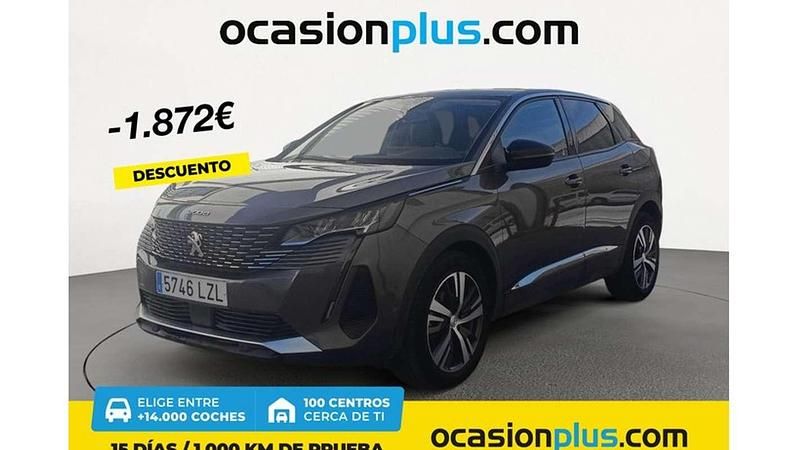Plateado Usado 2022 Peugeot 3008 Allure Monovolumen | 18.728 € (Buen precio) - Imagen 1/4