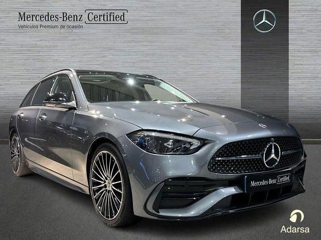 Usado Mercedes C220 AMG line 200 CV (147 kW) 2024 Gris selenita