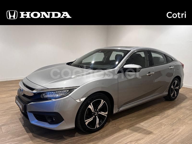 Gris / plata Usado 2019 Honda Civic Executive Berlina | 19.900 € (Precio justo) - Imagen 1/4