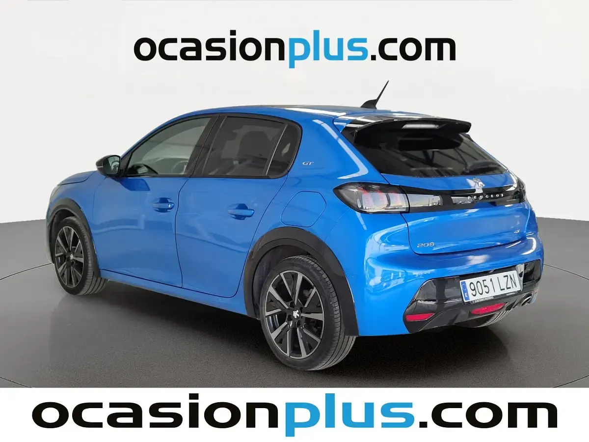 Usado Peugeot 208 GT 102 CV (75 kW) 2022 Azul Utilitario