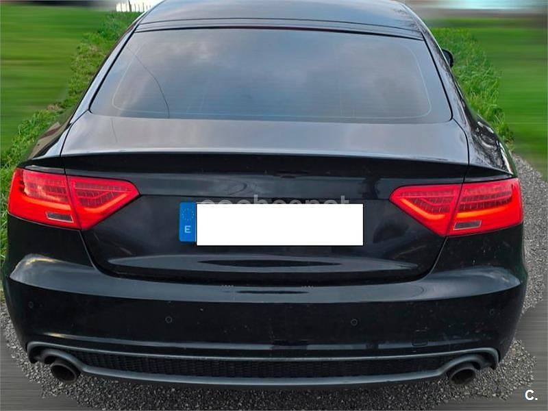 Usado Audi A5 Sportback S-Line 204 CV (150 kW) 2014 Negro Utilitario