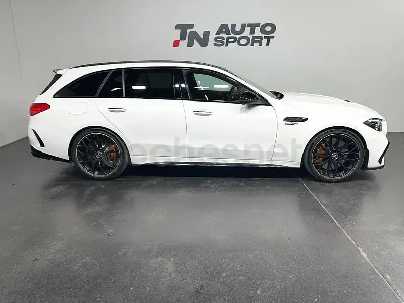 Usado Mercedes C63S AMG 680 CV (500 kW) 2024 Blanco Familiar