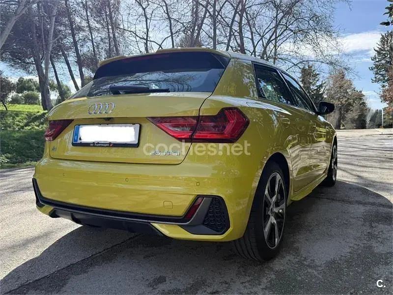 Usado Audi A1 Sportback S-Line 95 CV (69 kW) 2022 Amarillo Utilitario