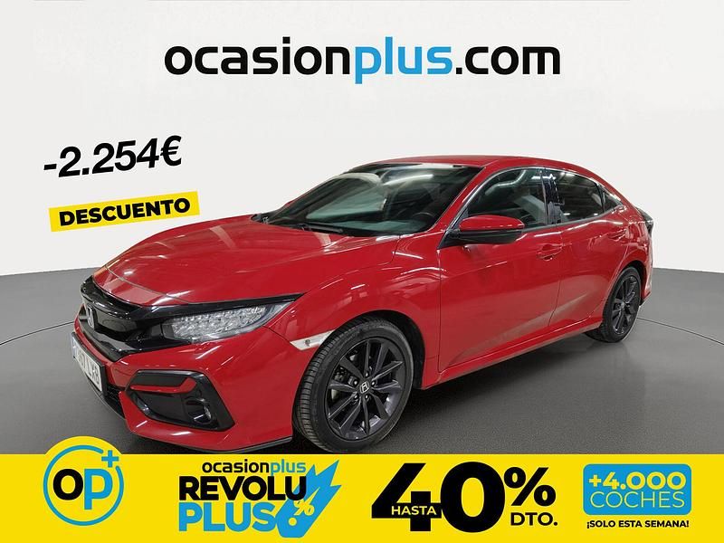 Usado Honda Civic Elegance 126 CV (92 kW) 2022 Rojo