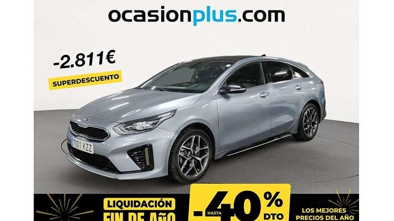 Gris Usado 2019 Kia ProCeed GT-Line Utilitario | 17.689 € (Precio justo) - Imagen 1/4