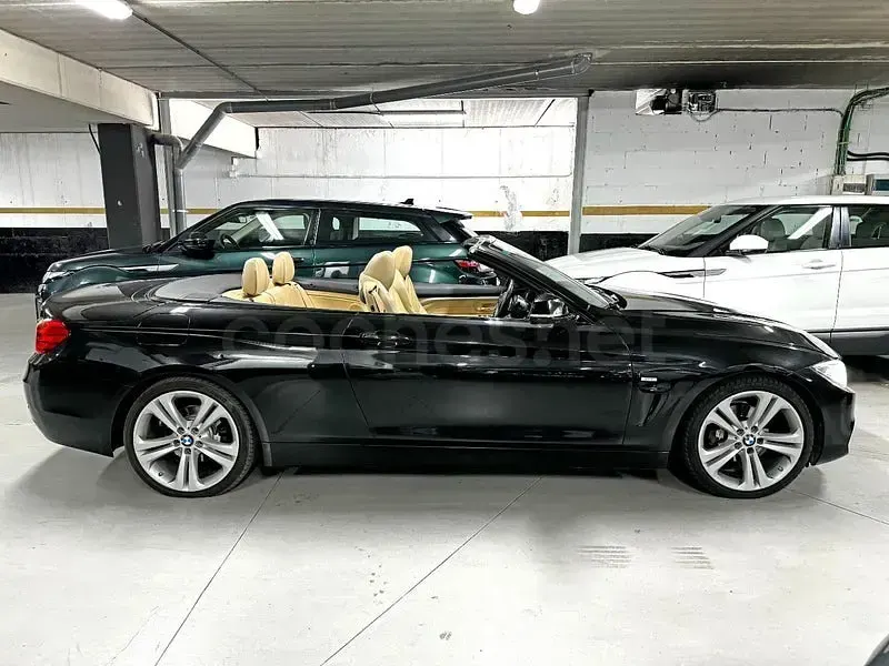 Usado BMW 420 Cabriolet Luxury Line 184 CV (135 kW) 2014 Negro Descapotable