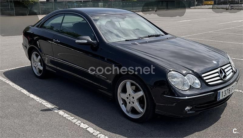 Negro Usado 2002 Mercedes CLK270 Elegance Coupe | 5800 € (Caro) - Imagen 1/4