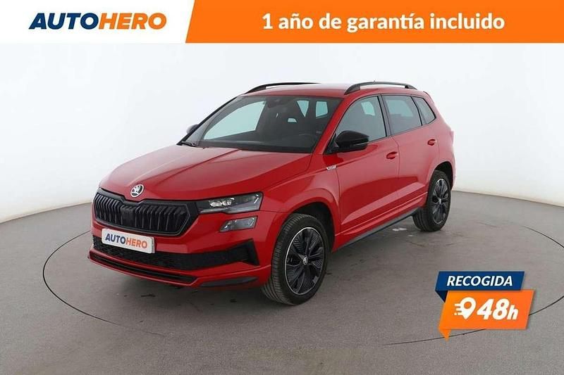 Rojo Usado 2022 Skoda Karoq SportLine SUV | 25.523 € (Buen precio) - Imagen 1/3