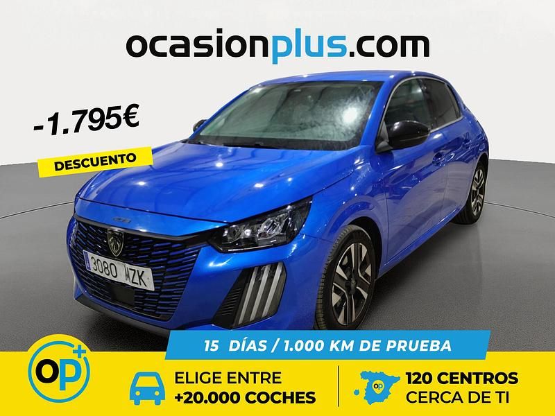 Usado Peugeot 208 Allure 100 CV (73 kW) 2025 Azul Utilitario