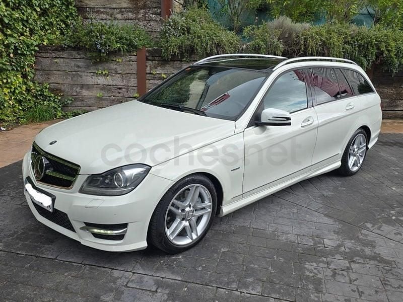 Usado Mercedes C250 204 CV (150 kW) 2013 Blanco Familiar