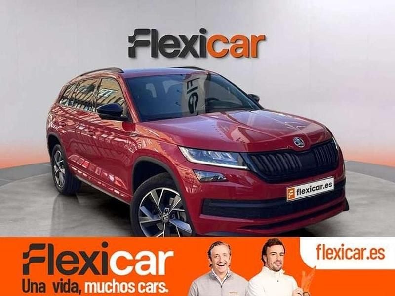 Usado Skoda Kodiaq Scout 4x4 150 CV (110 kW) 2019 Rojo SUV