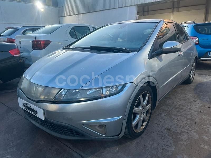 Gris / plata Usado 2008 Honda Civic Comfort Berlina | 1490 € (Super precio) - Imagen 1/4