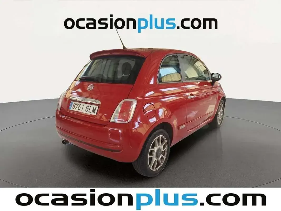 Usado Fiat 500 Pop 69 CV (50 kW) 2009 Rojo Descapotable