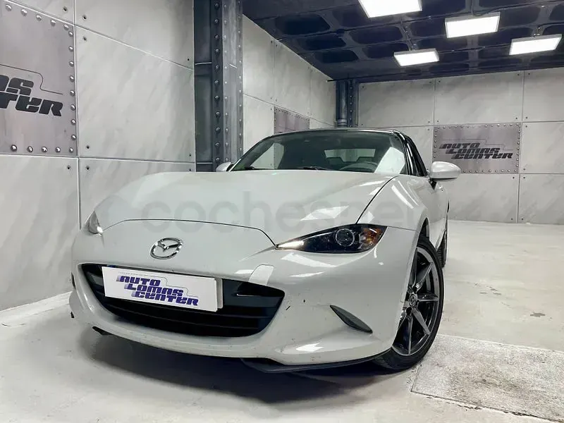 Usado Mazda MX5 Style 160 CV (117 kW) 2016 Blanco Descapotable