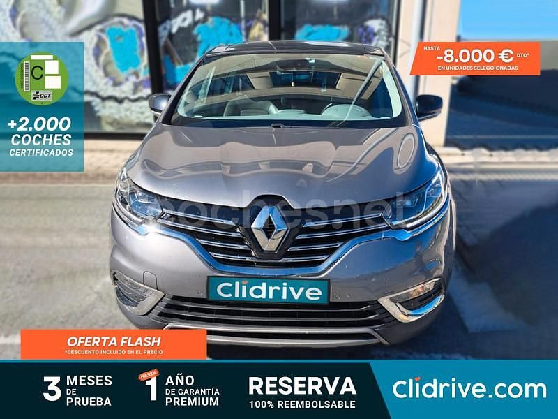 Gris / plata Usado 2016 Renault Espace Zen Monovolumen | 13.490 € (Buen precio) - Imagen 1/3