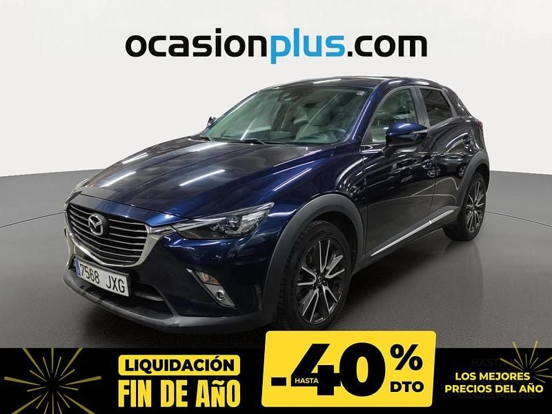 Azul Usado 2017 Mazda CX-3 Luxury SUV | 12.690 € (Precio justo) - Imagen 1/4