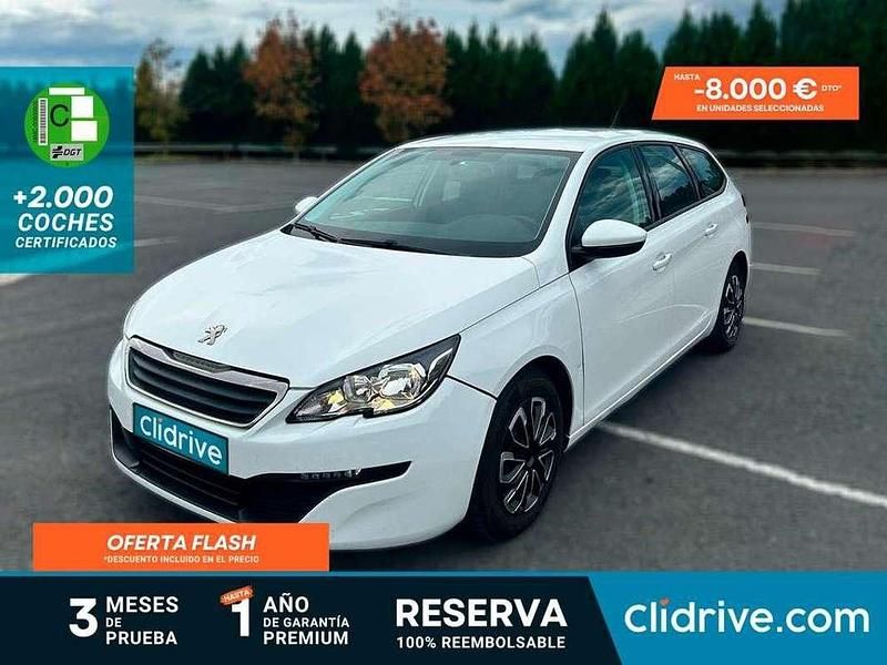 Blanco Usado 2016 Peugeot 308 SW Access Familiar | 6390 € (Super precio) - Imagen 1/3
