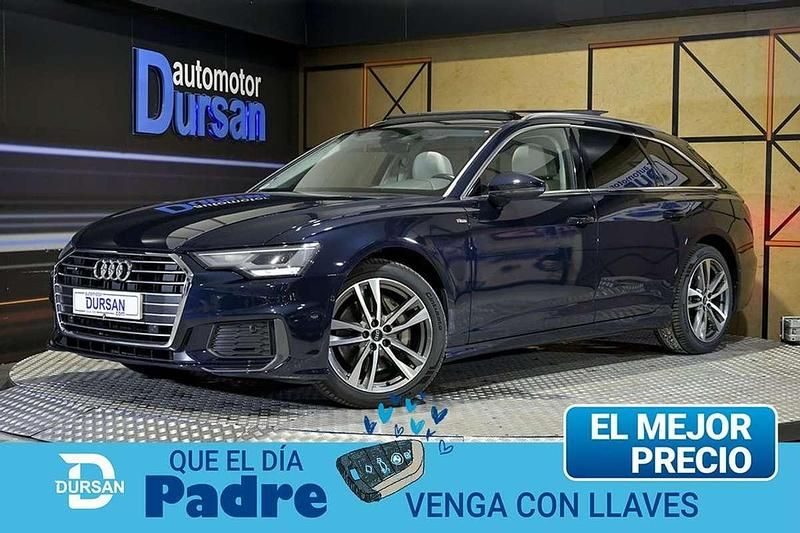 Usado Audi A6 Premium 290 CV (213 kW) 2022 Azul Familiar