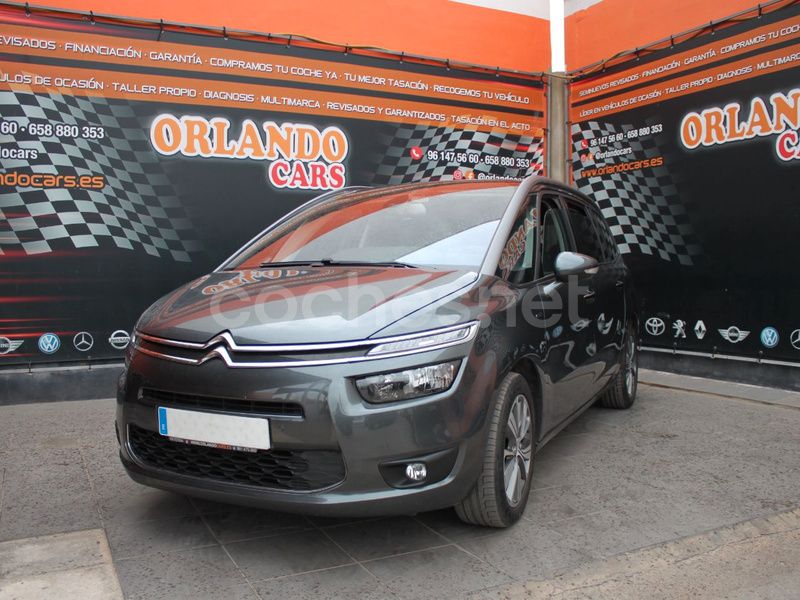 Gris / plata Usado 2015 Citroën Grand C4 Picasso Feel Monovolumen | 11.900 € (Un poco caro) - Imagen 1/4