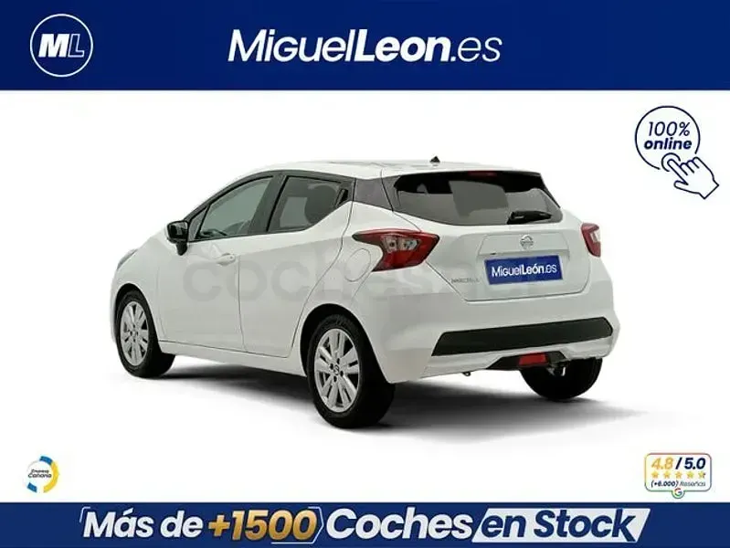 Usado Nissan Micra Acenta 100 CV (73 kW) 2020 Blanco Utilitario