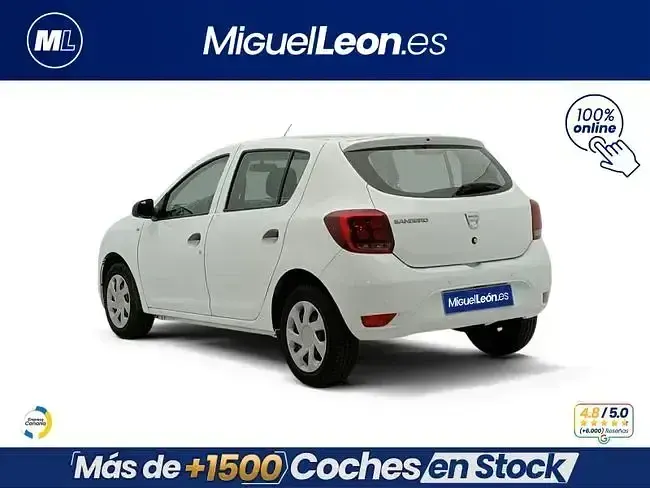 Usado Dacia Sandero Ambiance 75 CV (55 kW) 2017 Blanco Berlina