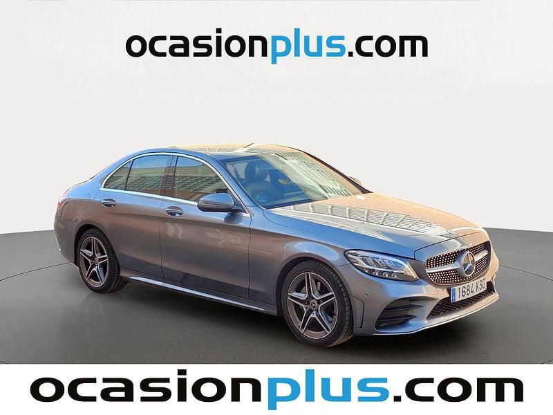Usado Mercedes C200 AMG 184 CV (135 kW) 2018 Plateado Berlina
