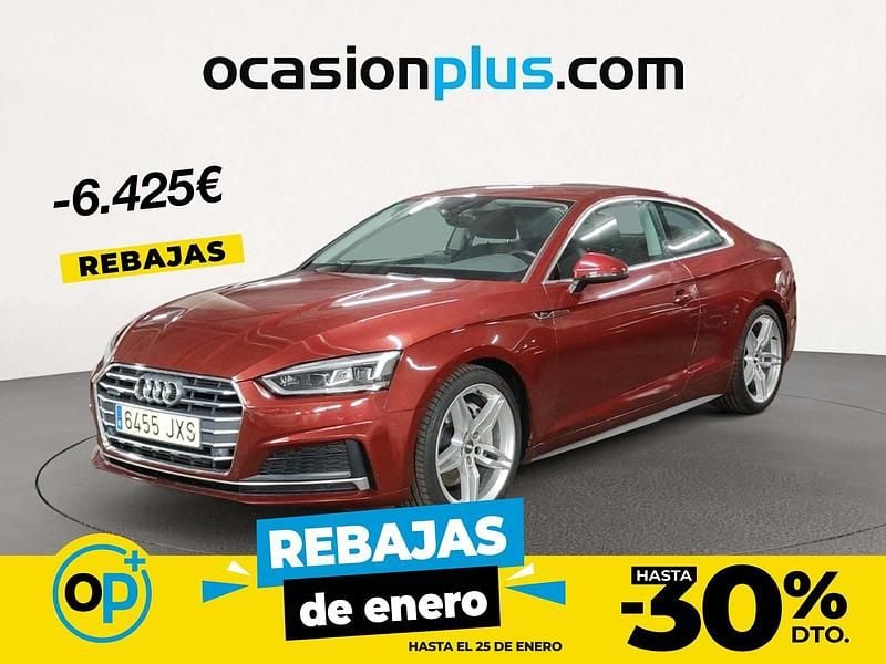 Rojo Usado 2017 Audi A5 S-Line Coupe | 24.065 € (Buen precio) - Imagen 1/4