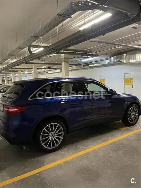 Usado Mercedes GLC250 211 CV (155 kW) 2019 Azul SUV