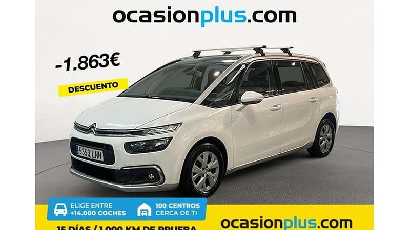 Blanco Usado 2021 Citroën C4 SpaceTourer Feel Monovolumen | 15.637 € (Precio justo) - Imagen 1/4