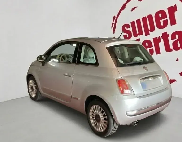 Usado Fiat 500 Lounge 69 CV (50 kW) 2012 Gris / plata Berlina