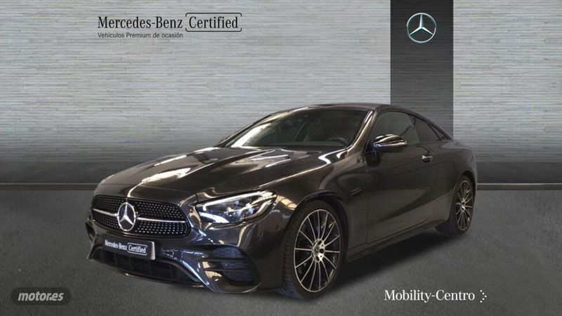 Gris selenita Usado 2022 Mercedes E220 AMG line Coupe | 42.900 € (Precio justo) - Imagen 1/4