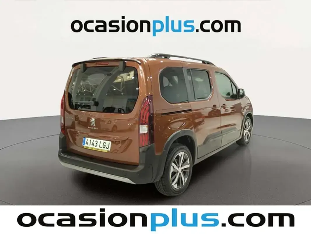 Usado Peugeot Rifter GT-line 131 CV (96 kW) 2020 Marrón Monovolumen