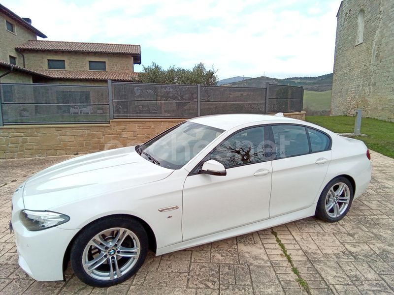 Usado BMW 520 M Sport 190 CV (139 kW) 2015 Blanco Berlina