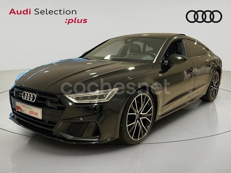 Negro Usado 2021 Audi A7 Ambiente Berlina | 49.900 € (Precio justo) - Imagen 1/4