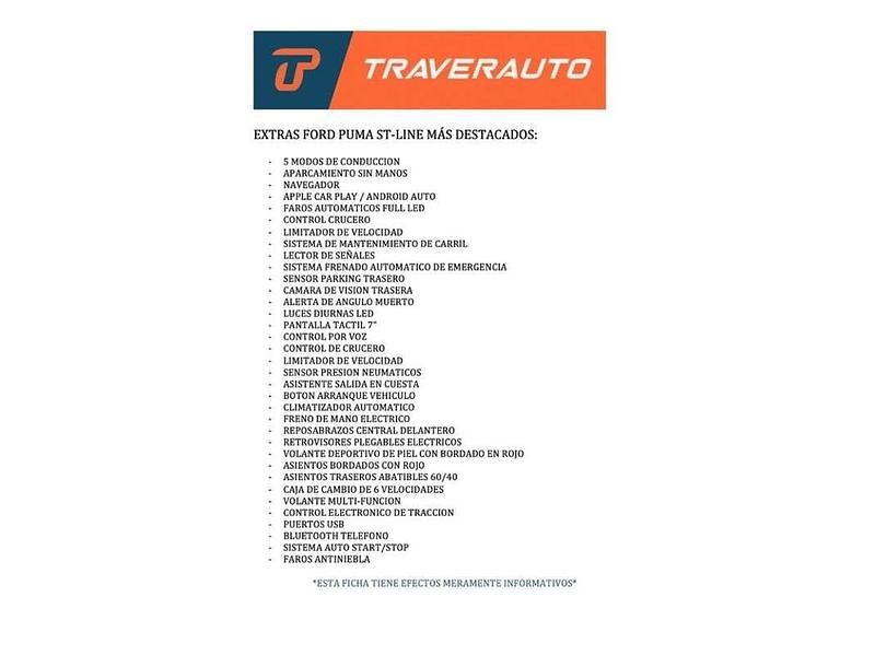 Usado Ford Puma ST-Line X 125 CV (91 kW) 2023 Blanco SUV