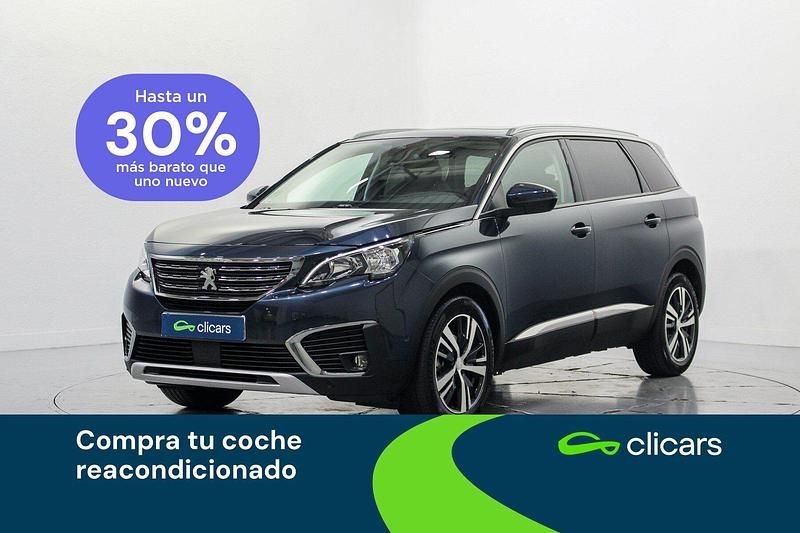 Azul Usado 2018 Peugeot 5008 Allure Monovolumen | 14.690 € (Buen precio) - Imagen 1/4