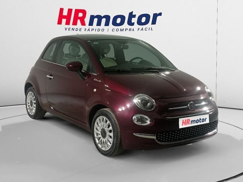 Granate Usado 2021 Fiat 500 Dolcevita Berlina | 9950 € (Buen precio) - Imagen 1/4